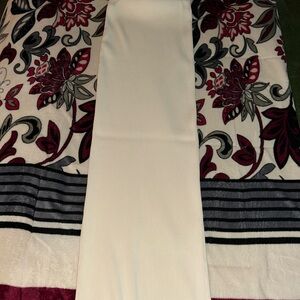 Kaesha Split Midi Knitted Skirt - Bone XS